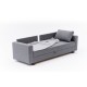 3-Seat Sofa-Bed Aly - Grey Grey 3-Seat Sofa-Bed Aly - Grey Grey