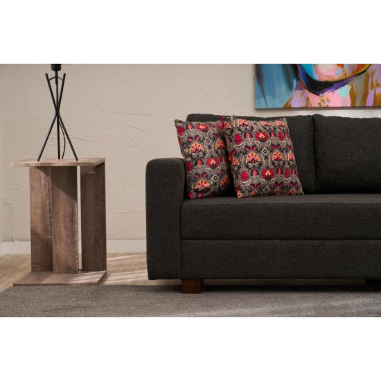 3-Seat Sofa-Bed Aly - Anthracite Anthracite 3-Seat Sofa-Bed Aly - Anthracite Anthracite