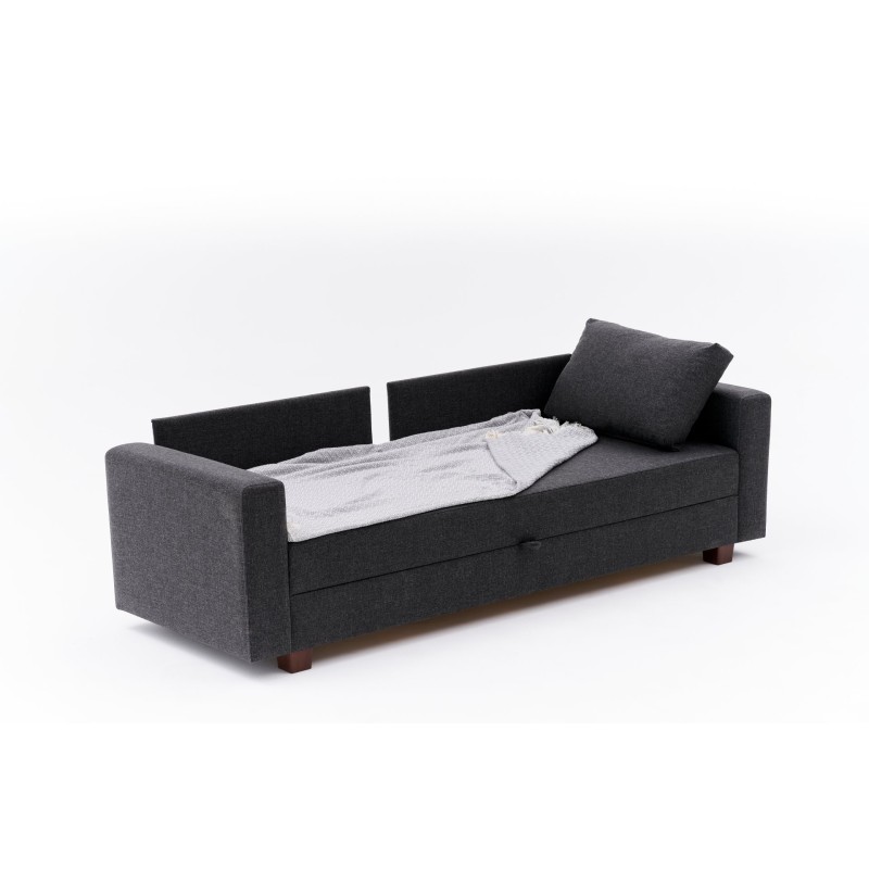 3-Seat Sofa-Bed Aly - Anthracite Anthracite