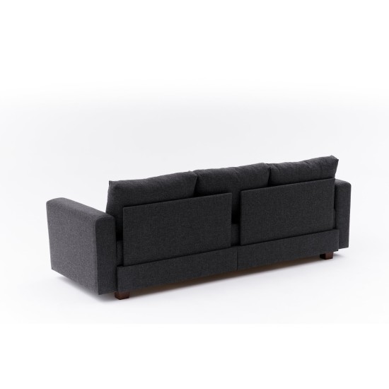 3-Seat Sofa-Bed Aly - Anthracite Anthracite 3-Seat Sofa-Bed Aly - Anthracite Anthracite