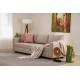 3-Seat Sofa-Bed Aly - Beige Beige 3-Seat Sofa-Bed Aly - Beige Beige