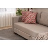 3-Seat Sofa-Bed Aly - Beige Beige