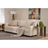3-Seat Sofa-Bed Aly Arzilla - Cream Cream