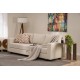 3-Seat Sofa-Bed Aly Arzilla - Cream Cream 3-Seat Sofa-Bed Aly Arzilla - Cream Cream