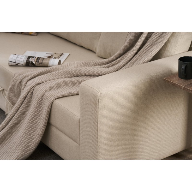 3-Seat Sofa-Bed Aly Arzilla - Cream Cream