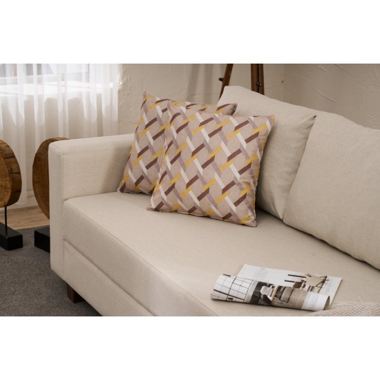 3-Seat Sofa-Bed Aly Arzilla - Cream Cream 3-Seat Sofa-Bed Aly Arzilla - Cream Cream