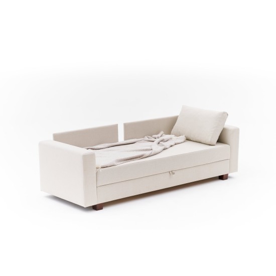 3-Seat Sofa-Bed Aly Arzilla - Cream Cream 3-Seat Sofa-Bed Aly Arzilla - Cream Cream
