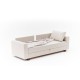 3-Seat Sofa-Bed Aly Arzilla - Cream Cream 3-Seat Sofa-Bed Aly Arzilla - Cream Cream