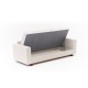 3-Seat Sofa-Bed Aly Arzilla - Cream Cream 3-Seat Sofa-Bed Aly Arzilla - Cream Cream