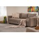 3-Seat Sofa-Bed Aly Arzilla - Brown Brown 3-Seat Sofa-Bed Aly Arzilla - Brown Brown