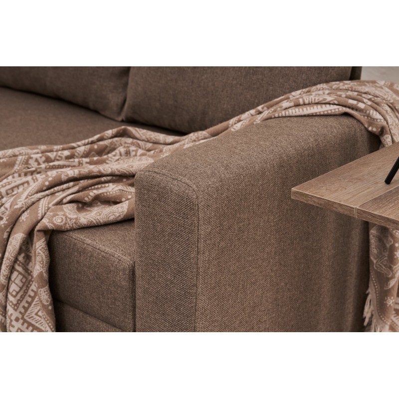 3-Seat Sofa-Bed Aly Arzilla - Brown Brown