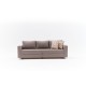 3-Seat Sofa-Bed Aly Arzilla - Brown Brown 3-Seat Sofa-Bed Aly Arzilla - Brown Brown