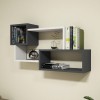 Hanah Home Wall Shelf Afro - White, Anhtracite White
Anthracite