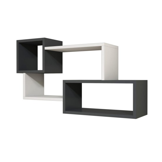 Wall Shelf Afro - White, Anhtracite White
Anthracite Hanah Home Wall Shelf Afro - White, Anhtracite White
Anthracite