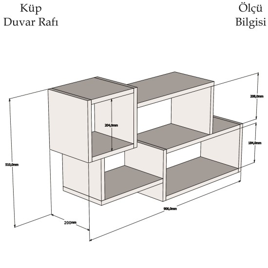 Wall Shelf Afro - White, Anhtracite White
Anthracite Hanah Home Wall Shelf Afro - White, Anhtracite White
Anthracite