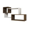 Wall Shelf Afro - White, Walnut White
Walnut