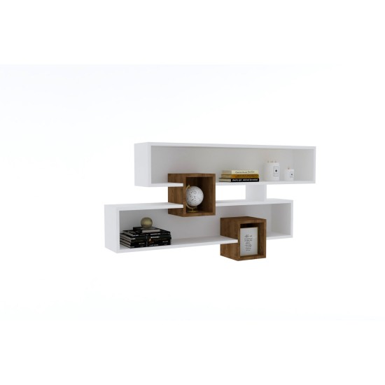 Wall Shelf Karen - Walnut, White Walnut
White Wall Shelf Karen - Walnut, White Walnut
White
