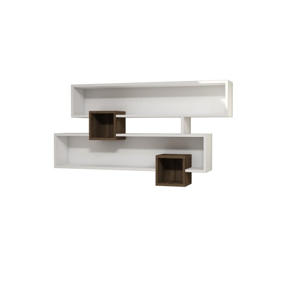 Wall Shelf Karen - Walnut, White Walnut
White Wall Shelf Karen - Walnut, White Walnut
White