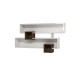 Wall Shelf Karen - Walnut, White Walnut
White Wall Shelf Karen - Walnut, White Walnut
White