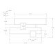 Wall Shelf Karen - Walnut, White Walnut
White Wall Shelf Karen - Walnut, White Walnut
White