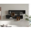 Wall Shelf Karen - Walnut, Anhtacite Walnut
Anthracite