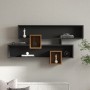 Wall Shelf Karen - Walnut, Anhtacite Walnut
Anthracite