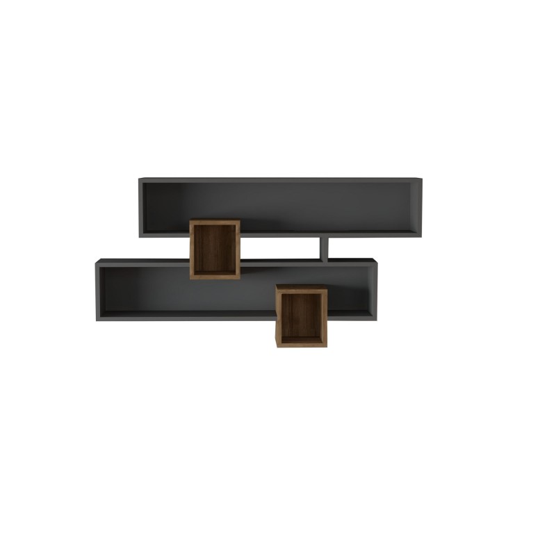 Wall Shelf Karen - Walnut, Anhtacite Walnut
Anthracite