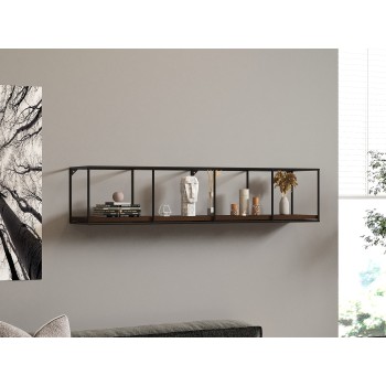 Wall Shelf Miray Walnut
Black