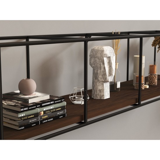 Wall Shelf Miray Walnut
Black Wall Shelf Miray Walnut
Black