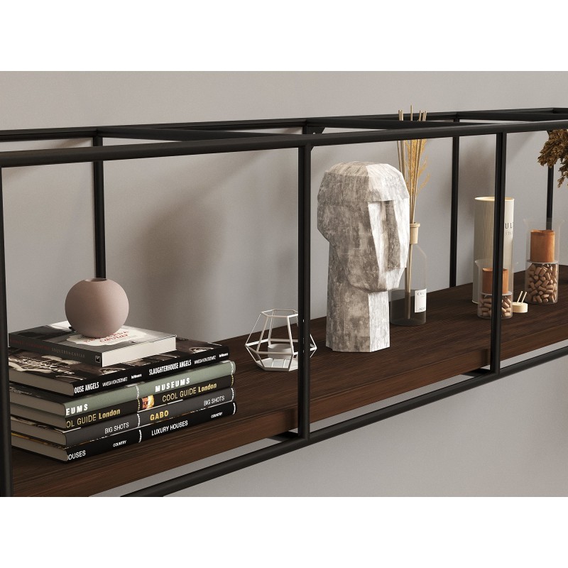 Wall Shelf Miray Walnut
Black