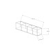 Wall Shelf Miray Walnut
Black Wall Shelf Miray Walnut
Black