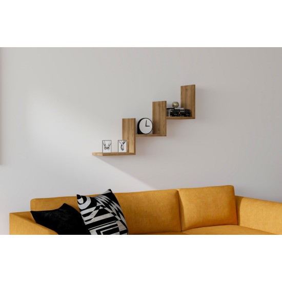 Wall Shelf Mist - Walnut Walnut