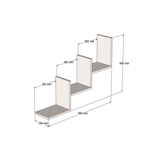 Wall Shelf Mist - Walnut Walnut