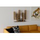 Wall Shelf Flower - Walnut Walnut