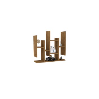 Wall Shelf Flower - Walnut Walnut