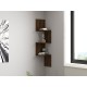 Wall Shelf Zikzak - Walnut Walnut Hanah Home Wall Shelf Zikzak - Walnut Walnut