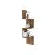 Wall Shelf Zikzak - Walnut Walnut Hanah Home Wall Shelf Zikzak - Walnut Walnut