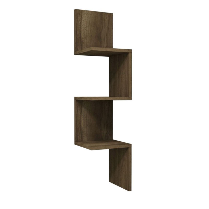 Hanah Home Wall Shelf Zikzak - Walnut Walnut