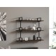 Wall Shelf Uras - Walnut Walnut Hanah Home Wall Shelf Uras - Walnut Walnut