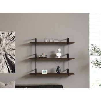 Wall Shelf Uras - Walnut Walnut
