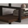 Hanah Home Wall Shelf Uras - Walnut Walnut