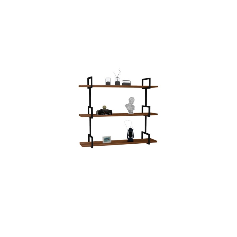 Hanah Home Wall Shelf Uras - Walnut Walnut