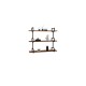 Wall Shelf Uras - Walnut Walnut Hanah Home Wall Shelf Uras - Walnut Walnut