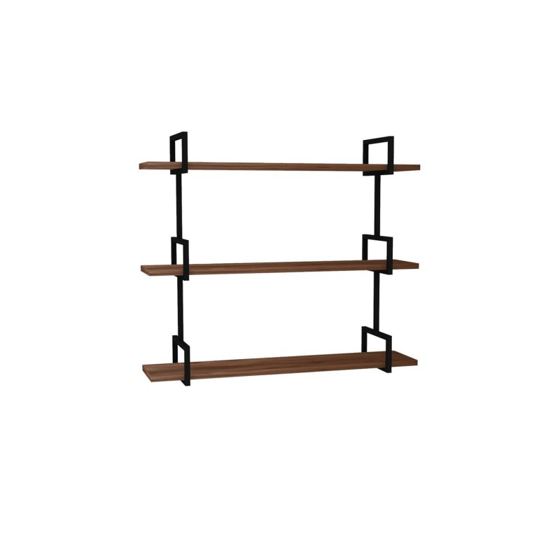 Hanah Home Wall Shelf Uras - Walnut Walnut