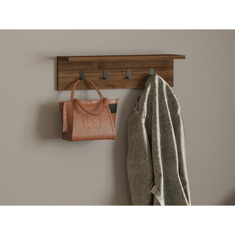 Wall Shelf Ayla - Walnut Walnut