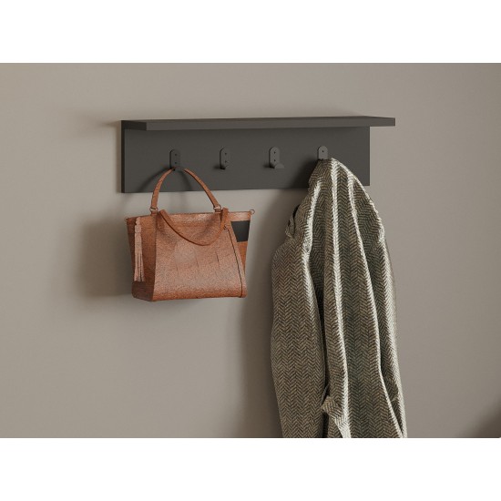 Wall Shelf Ayla - Anthracite Anthracite Wall Shelf Ayla - Anthracite Anthracite