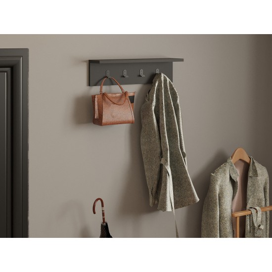 Wall Shelf Ayla - Anthracite Anthracite Wall Shelf Ayla - Anthracite Anthracite
