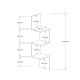 Wall Shelf Zikzak - Anthracite Anthracite Wall Shelf Zikzak - Anthracite Anthracite