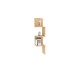 Wall Shelf Zikzak - Sapphire Sapphire Wall Shelf Zikzak - Sapphire Sapphire