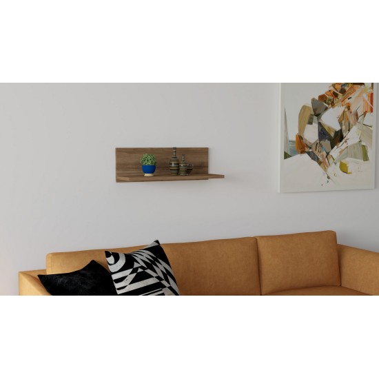 Wall Shelf Fane - Walnut Walnut Wall Shelf Fane - Walnut Walnut